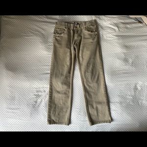 Dolce and Gabbana Men’s Khaki Denim Jeans